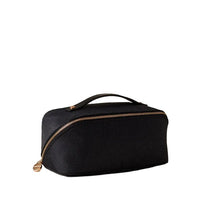 Carica l'immagine nel visualizzatore di Gallery, Borbonese Beauty Case Con Maniglia Dark Black - STANGA Pelletteria
