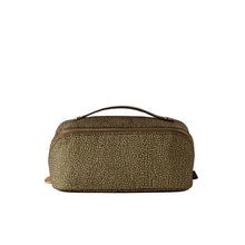 Carica l'immagine nel visualizzatore di Gallery, Borbonese Beauty Case Con Maniglia Olive - STANGA Pelletteria
