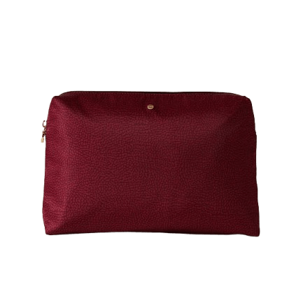 Borbonese Beauty Case Medium Merlot - STANGA Pelletteria