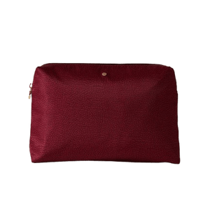 Borbonese Beauty Case Medium Merlot - STANGA Pelletteria