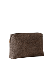 Carica l&#39;immagine nel visualizzatore di Gallery, Borbonese Beauty Case Medium OP Natural/Black - STANGA Pelletteria

