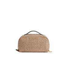 Carica l'immagine nel visualizzatore di Gallery, Borbonese Beauty Case Small Beige/Marrone - STANGA Pelletteria

