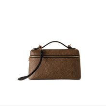 Carica l'immagine nel visualizzatore di Gallery, Borbonese Borsa Camera Case Medium Naturale/Nero - STANGA Pelletteria
