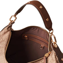 Carica l'immagine nel visualizzatore di Gallery, Borbonese Borsa Frame Hobo Medium Beige/Marrone - STANGA Pelletteria
