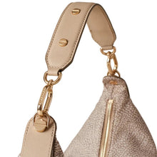 Carica l'immagine nel visualizzatore di Gallery, Borbonese Borsa Frame Hobo Medium Sabbia - STANGA Pelletteria
