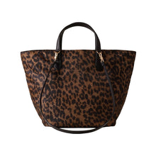 Carica l'immagine nel visualizzatore di Gallery, Borbonese Borsa Shopping Medium Corteccia Leopard - STANGA Pelletteria
