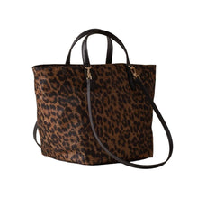 Carica l'immagine nel visualizzatore di Gallery, Borbonese Borsa Shopping Medium Corteccia Leopard - STANGA Pelletteria
