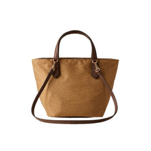 Carica l'immagine nel visualizzatore di Gallery, Borbonese Borsa Shopping Small Curry/Beige - STANGA Pelletteria
