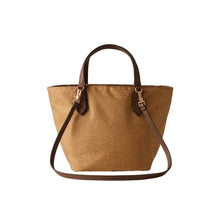 Carica l'immagine nel visualizzatore di Gallery, Borbonese Borsa Shopping Small Curry/Beige - STANGA Pelletteria
