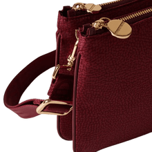 Carica l&#39;immagine nel visualizzatore di Gallery, Borbonese Borsa Tracolla Eco Line Small Merlot - STANGA Pelletteria
