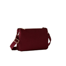 Carica l&#39;immagine nel visualizzatore di Gallery, Borbonese Borsa Tracolla Eco Line Small Merlot - STANGA Pelletteria
