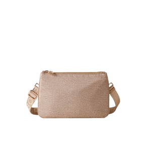 Borbonese Borsa Tracolla Eco Line Small Sabbia - STANGA Pelletteria