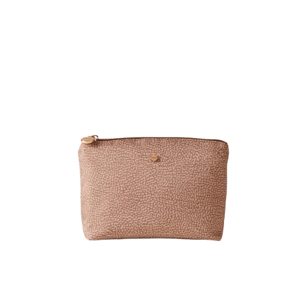 Borbonese Bustina Classic Medium Mauve - STANGA Pelletteria