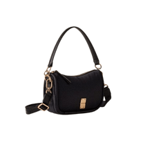 Carica l&#39;immagine nel visualizzatore di Gallery, Borbonese Cahier Hobo Small Dark Black - STANGA Pelletteria
