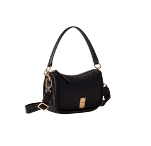 Borbonese Cahier Hobo Small Dark Black - STANGA Pelletteria