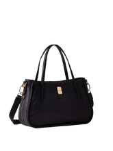 Carica l&#39;immagine nel visualizzatore di Gallery, Borbonese Cahier Shopper Medium C/Tracolla Dark Black - STANGA Pelletteria
