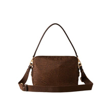 Carica l'immagine nel visualizzatore di Gallery, Borbonese Camera Case Small Castagno - STANGA Pelletteria
