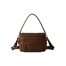 Carica l'immagine nel visualizzatore di Gallery, Borbonese Camera Case Small Castagno - STANGA Pelletteria
