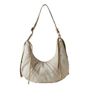Borbonese Fold Hobo Small Sand - STANGA Pelletteria
