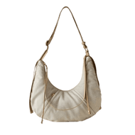Borbonese Fold Hobo Small Sand - STANGA Pelletteria