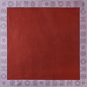 Borbonese Foulad 90x90 Lavanda/Merlot - STANGA Pelletteria