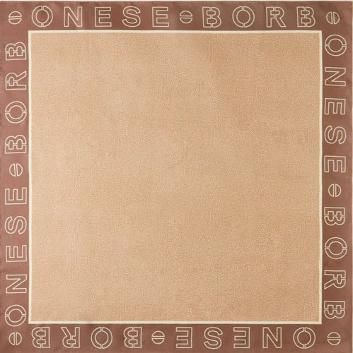 Borbonese Foulad 90x90 Mauve - STANGA Pelletteria