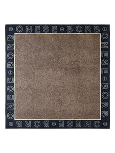 Borbonese Foulard 90x90 Blu/Op Naturale - STANGA Pelletteria