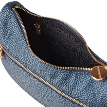 Carica l'immagine nel visualizzatore di Gallery, Borbonese Hobo Luna Mini Blu Lapis - STANGA Pelletteria
