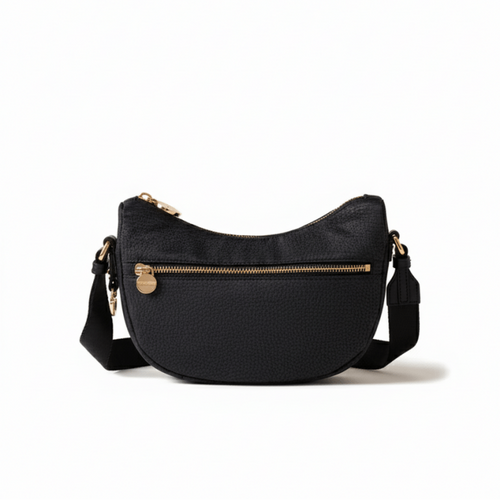 Borbonese Hobo Luna Mini Dark Black - STANGA Pelletteria