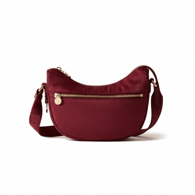 Borbonese Hobo Luna Mini Merlot - STANGA Pelletteria