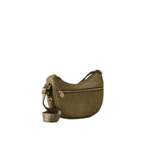 Carica l'immagine nel visualizzatore di Gallery, Borbonese Hobo Luna Mini Olive - STANGA Pelletteria
