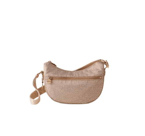 Borbonese Hobo Luna Mini Sabbia - STANGA Pelletteria