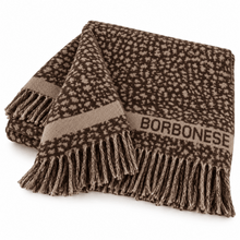Carica l'immagine nel visualizzatore di Gallery, Borbonese Home Plaid Misto Lana Tempo 135x190 Noce - STANGA Pelletteria
