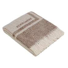 Carica l&#39;immagine nel visualizzatore di Gallery, Borbonese Home Plaid Twist Marrone - STANGA Pelletteria
