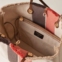 Carica l'immagine nel visualizzatore di Gallery, Borbonese Limited Edition Flight Shopping Corda/Red - STANGA Pelletteria
