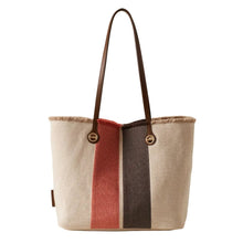 Carica l'immagine nel visualizzatore di Gallery, Borbonese Limited Edition Flight Shopping Corda/Red - STANGA Pelletteria
