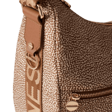 Carica l'immagine nel visualizzatore di Gallery, Borbonese Luna Bag Medium Beige/Marrone - STANGA Pelletteria
