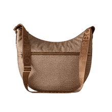 Carica l'immagine nel visualizzatore di Gallery, Borbonese Luna Bag Medium Beige/Marrone - STANGA Pelletteria
