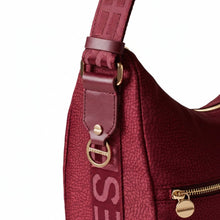 Carica l&#39;immagine nel visualizzatore di Gallery, Borbonese Luna Bag Medium Merlot - STANGA Pelletteria
