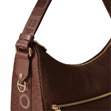 Carica l&#39;immagine nel visualizzatore di Gallery, Borbonese Luna Bag Medium Noisette - STANGA Pelletteria
