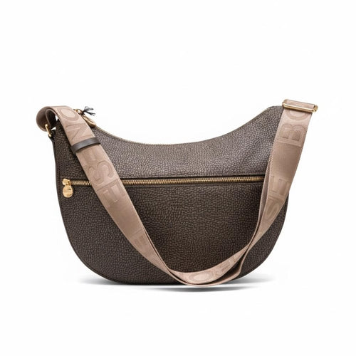Borbonese Luna Bag Middle Alloro - STANGA Pelletteria