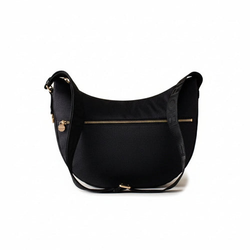 Borbonese Luna Bag Middle Dark Black - STANGA Pelletteria