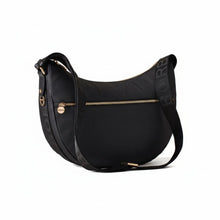 Carica l&#39;immagine nel visualizzatore di Gallery, Borbonese Luna Bag Middle Dark Black - STANGA Pelletteria
