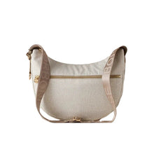 Carica l'immagine nel visualizzatore di Gallery, Borbonese Luna Bag Middle White Cotton - STANGA Pelletteria
