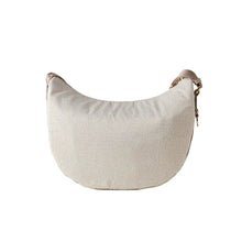 Carica l'immagine nel visualizzatore di Gallery, Borbonese Luna Bag Middle White Cotton - STANGA Pelletteria
