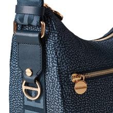 Carica l'immagine nel visualizzatore di Gallery, Borbonese Luna Bag Small Blu Lapis - STANGA Pelletteria
