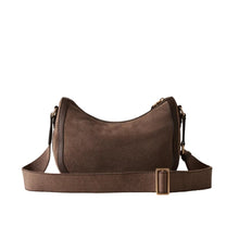 Carica l'immagine nel visualizzatore di Gallery, Borbonese Luna Bag Small Cenere/Cacao - STANGA Pelletteria
