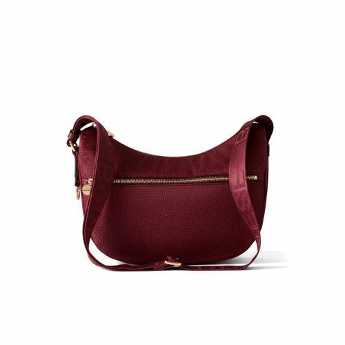 Borbonese Luna Bag Small Merlot - STANGA Pelletteria