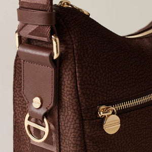 Borbonese Luna Bag Small Noisette - STANGA Pelletteria