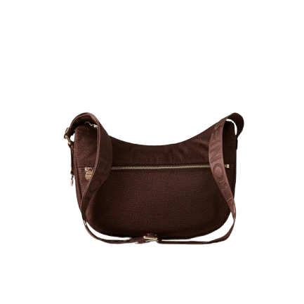Borbonese Luna Bag Small Noisette - STANGA Pelletteria